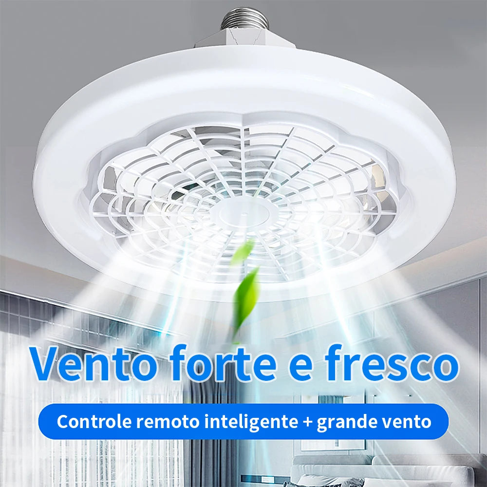 Ventilador Lâmpada LED De Teto