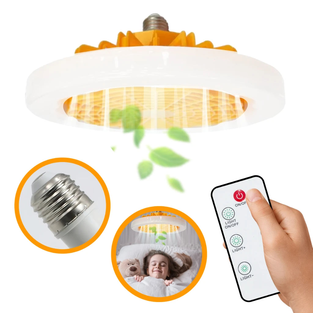 Ventilador Lâmpada LED De Teto