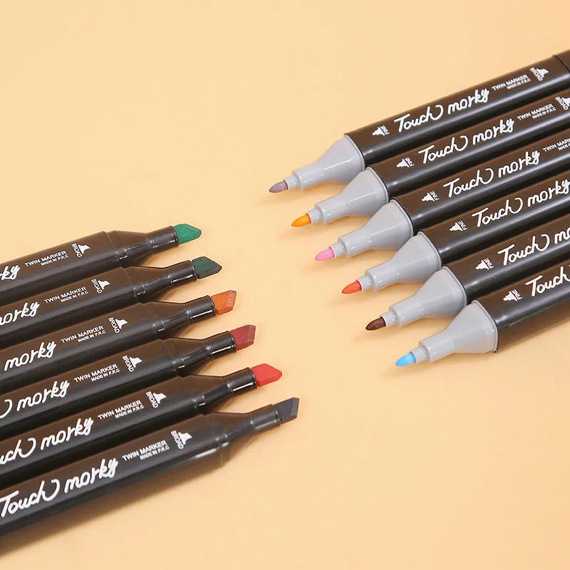 Conjunto de Canetas Marcadoras Para Pinturas e Desenhos