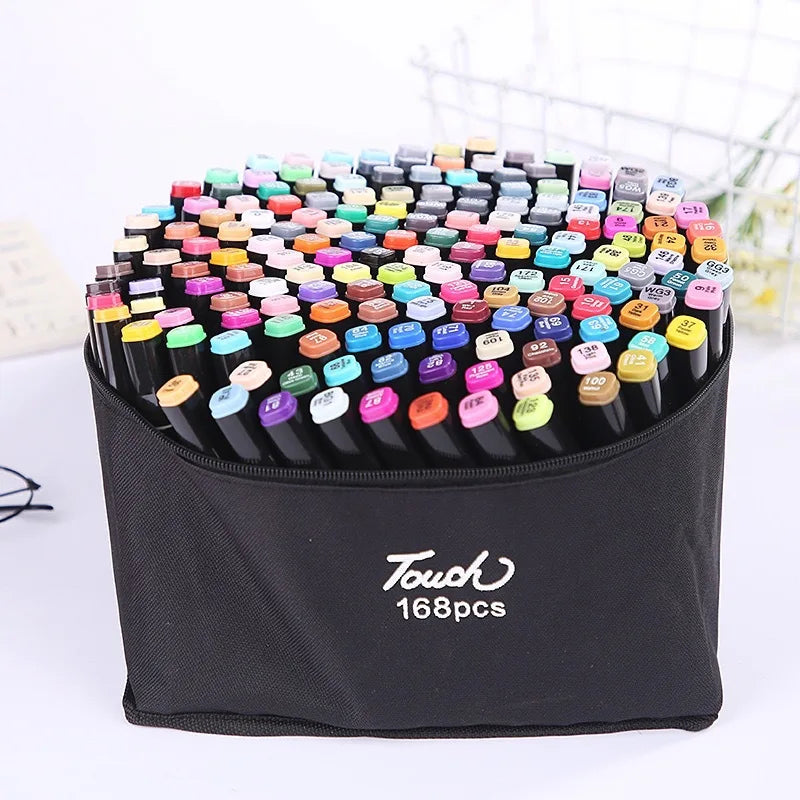 Conjunto de Canetas Marcadoras Para Pinturas e Desenhos