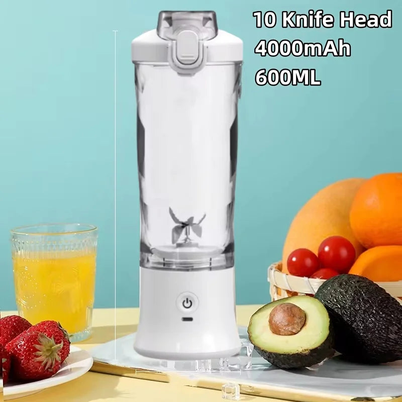 Mini Processador Para Sucos e Vitaminas Naturais